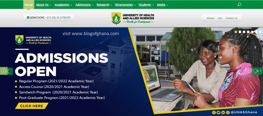 uhas-sandwich-courses-admission-requirements-2023