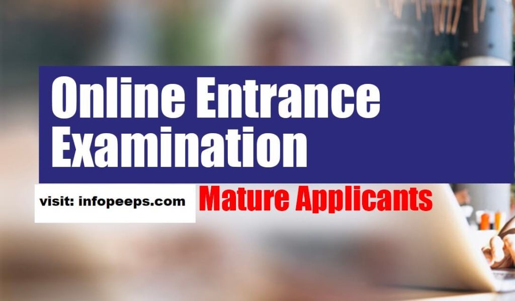 UEW Mature Entrance Exams Past Questions - Download PDF