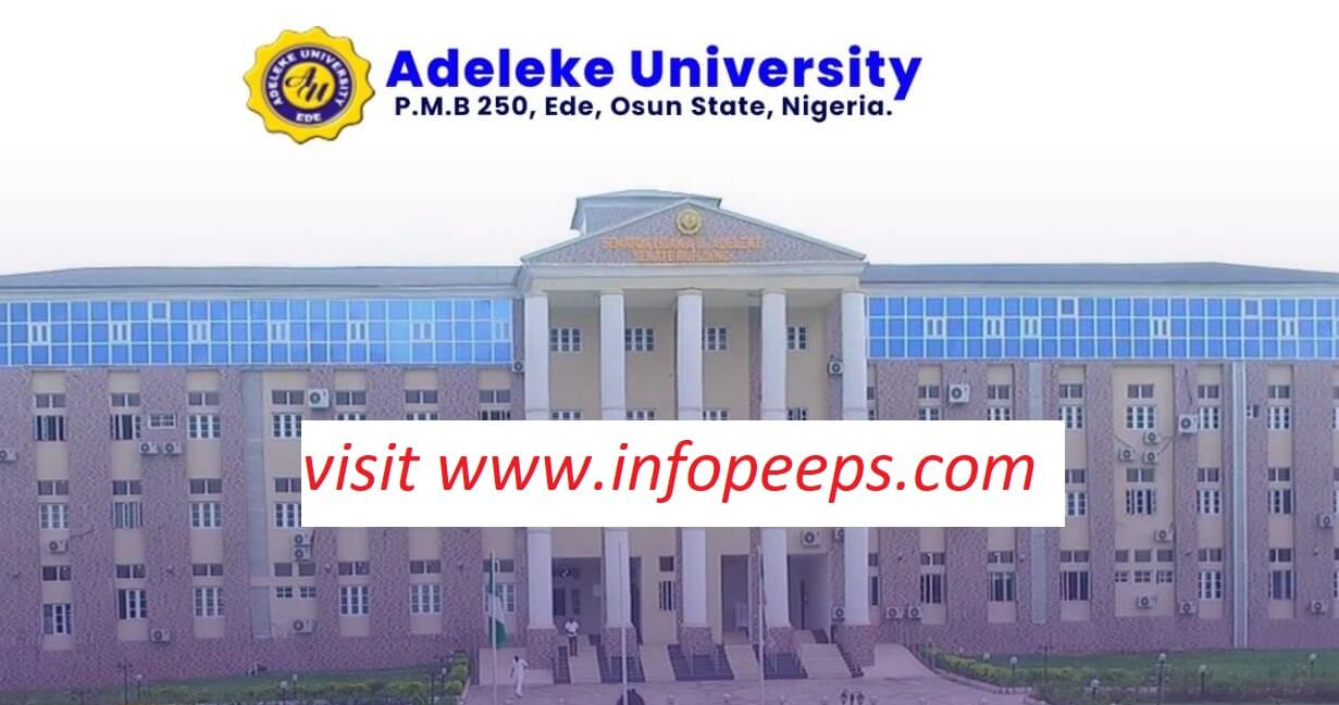 adeleke-university-school-fees-and-courses-2024