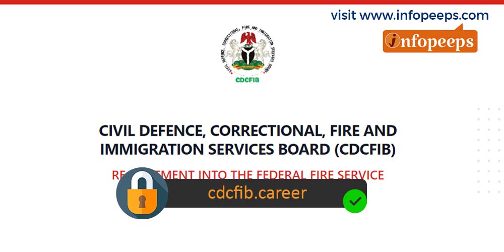 Federal Fire Service Recruitment Portal CDCFIB Login